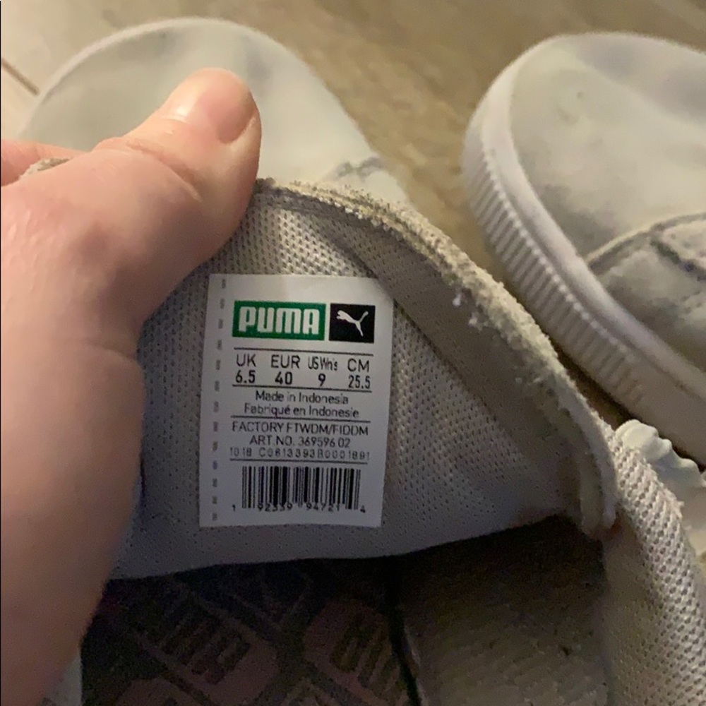 Gray Puma Trainers